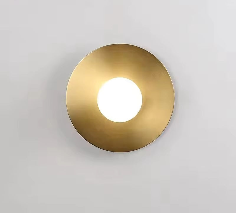 Japanese Style Circular Lamp – Minimalist LED Fixture for Hallway or Bedroom