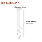 Cherry Crystal Pendant – Nordic LED Chandelier for Staircase and Dining Area