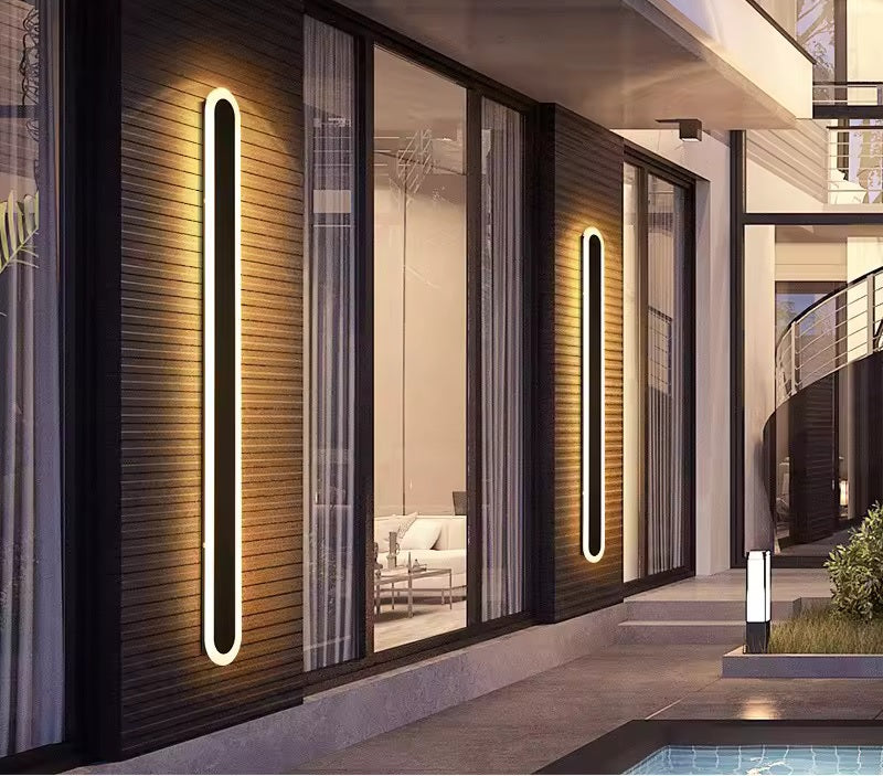 IP65 Outdoor Wall Lamp – Long Waterproof LED Fixture for Patio, Garage or Terrace