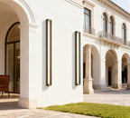 Black Outdoor Wall Lamp – IP65 LED Strip Fixture for Patio or Entryway