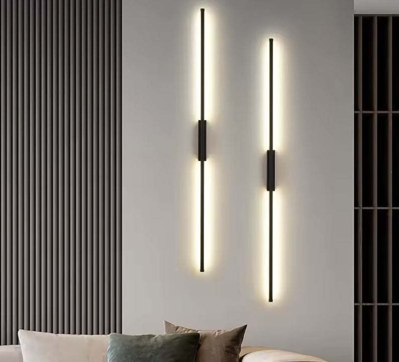 LED Strip Accent Lamp – Minimalist Up & Down Fixture for Sofa or TV Background