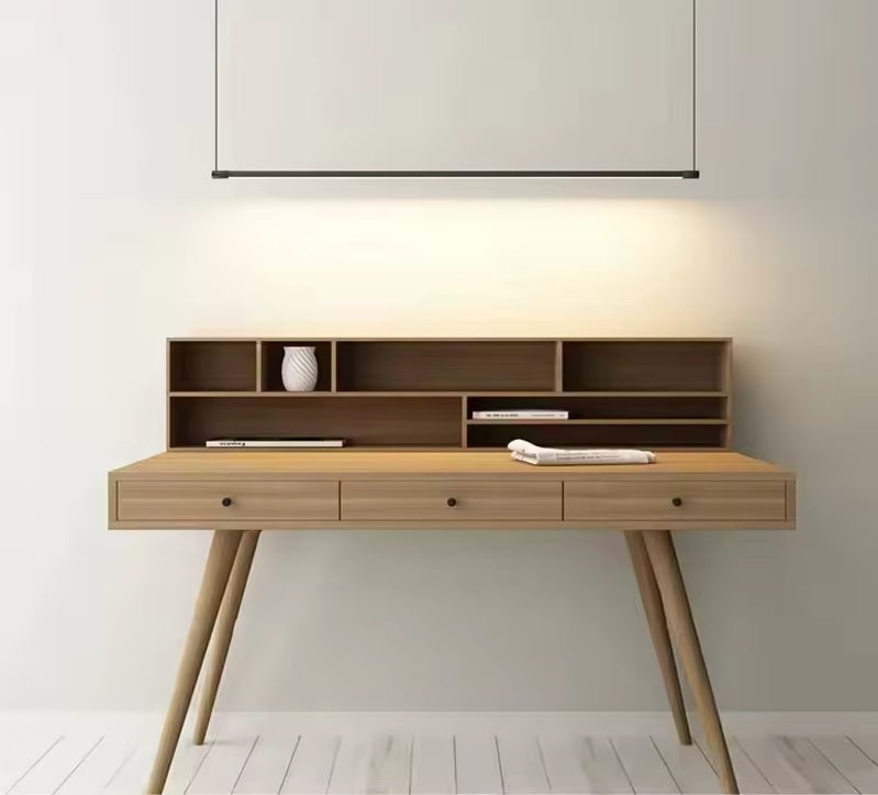 Nordic Long Pendant – Minimalist LED Chandelier for Dining or Living Area