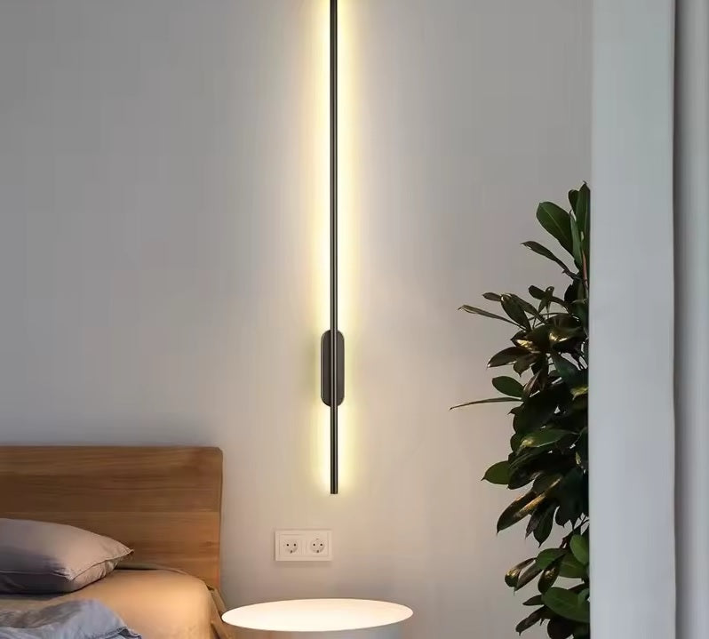 Nordic Minimalist Wall Lamp – LED Fixture for Bedroom, Lounge and Hallway