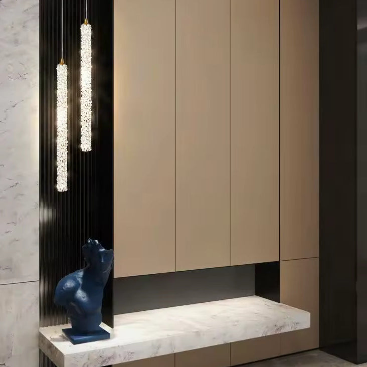 Adjustable Crystal Pendant – Luxury LED Chandelier for Bedroom or Living Room