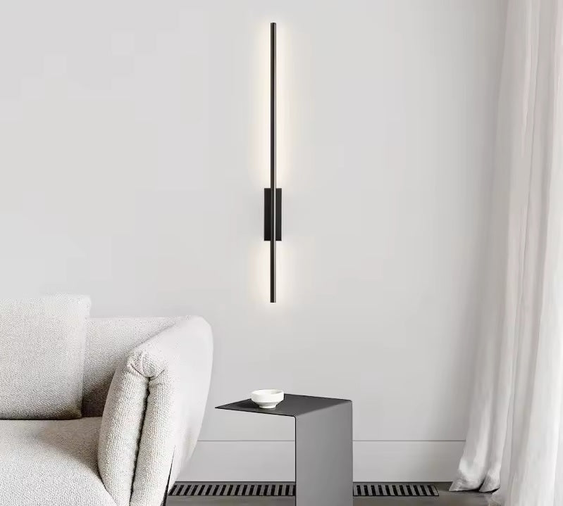 Solid Copper Wall Lamp – LED Fixture for Bedside, Lounge or Hallway