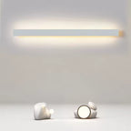 Minimalist White LED Wall Lamp – Long Modern Fixture for Hallway, TV Wall & Bedroom Lighting