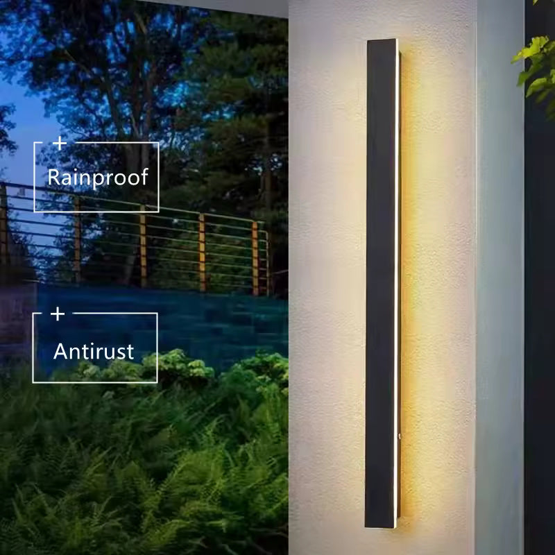 IP65 Waterproof Long LED Wall Lamp – Indoor or Outdoor Minimalist Fixture