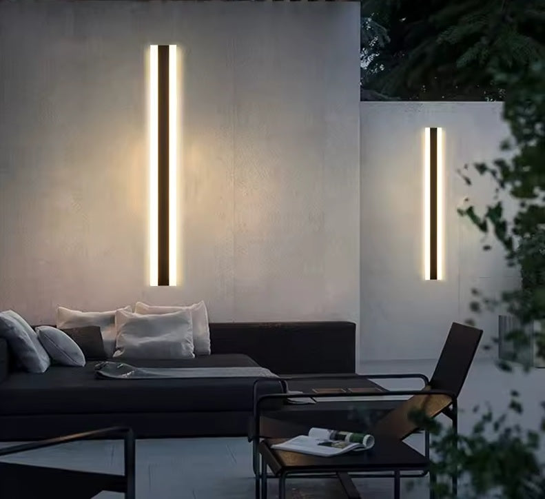 Waterproof Long Wall Lamp – IP65 LED Fixture for Outdoor Facades