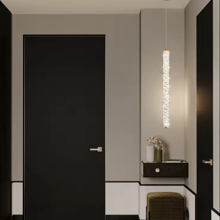 Adjustable Crystal Pendant – Luxury LED Chandelier for Bedroom or Living Room