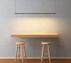 Nordic Long Pendant – Minimalist LED Chandelier for Dining or Living Area