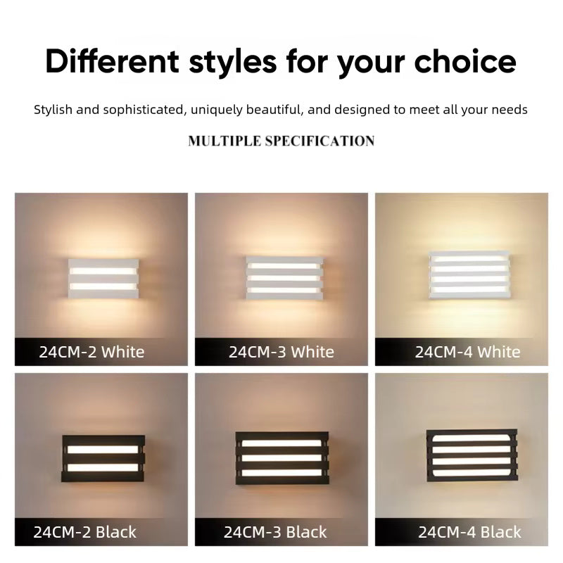 IP65 Waterproof Outdoor Wall Light – LED Fixture for Balcony, Corridor or Garden