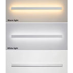 Minimalist White LED Wall Lamp – Long Modern Fixture for Hallway, TV Wall & Bedroom Lighting