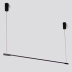 Nordic Long Pendant – Minimalist LED Chandelier for Dining or Living Area