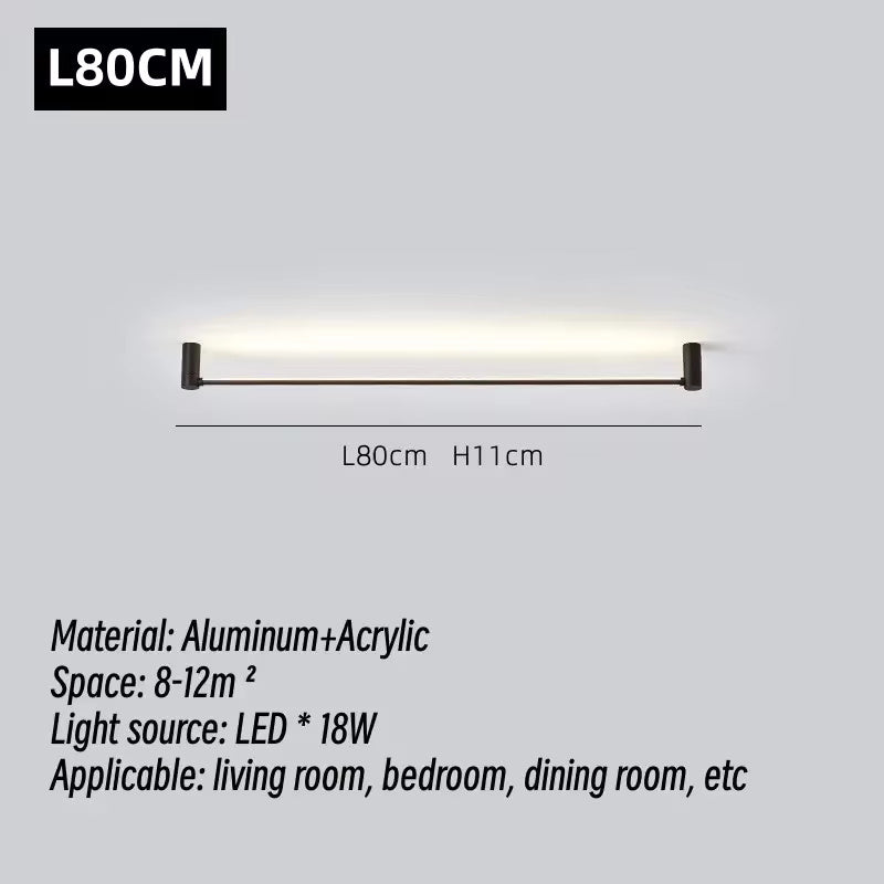 Up & Down Wall Lamp – Minimalist LED Fixture for Lounge or Corridor