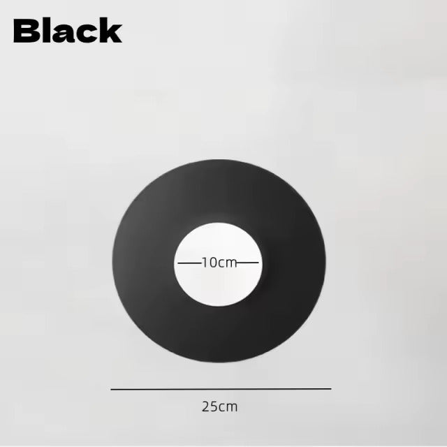 Japanese Style Circular Lamp – Minimalist LED Fixture for Hallway or Bedroom