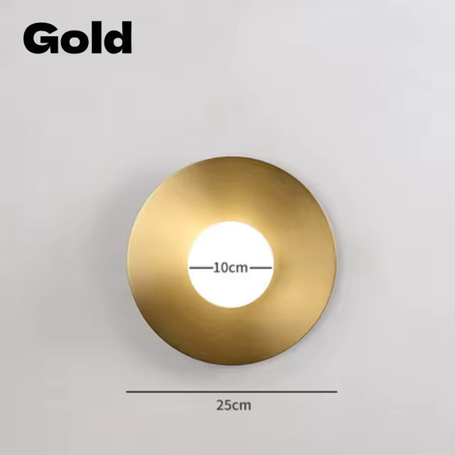 Japanese Style Circular Lamp – Minimalist LED Fixture for Hallway or Bedroom