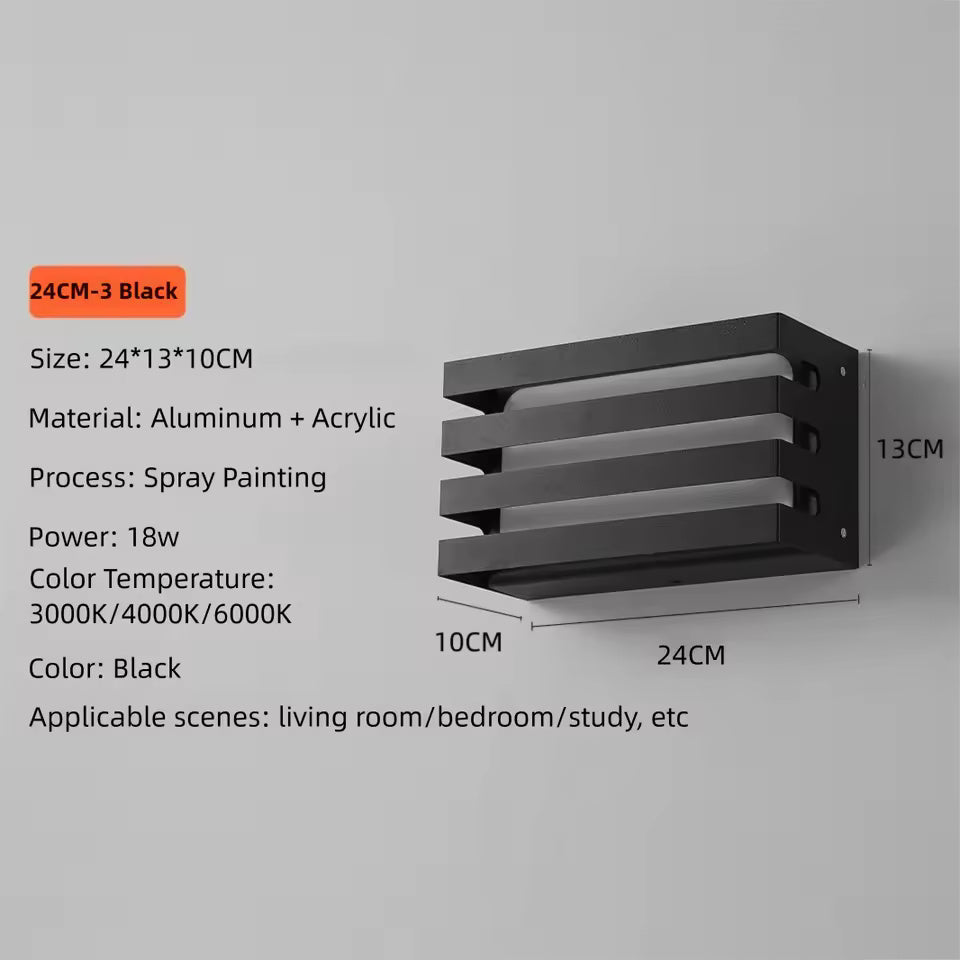 IP65 Waterproof Outdoor Wall Light – LED Fixture for Balcony, Corridor or Garden