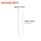 Cherry Crystal Pendant – Nordic LED Chandelier for Staircase and Dining Area