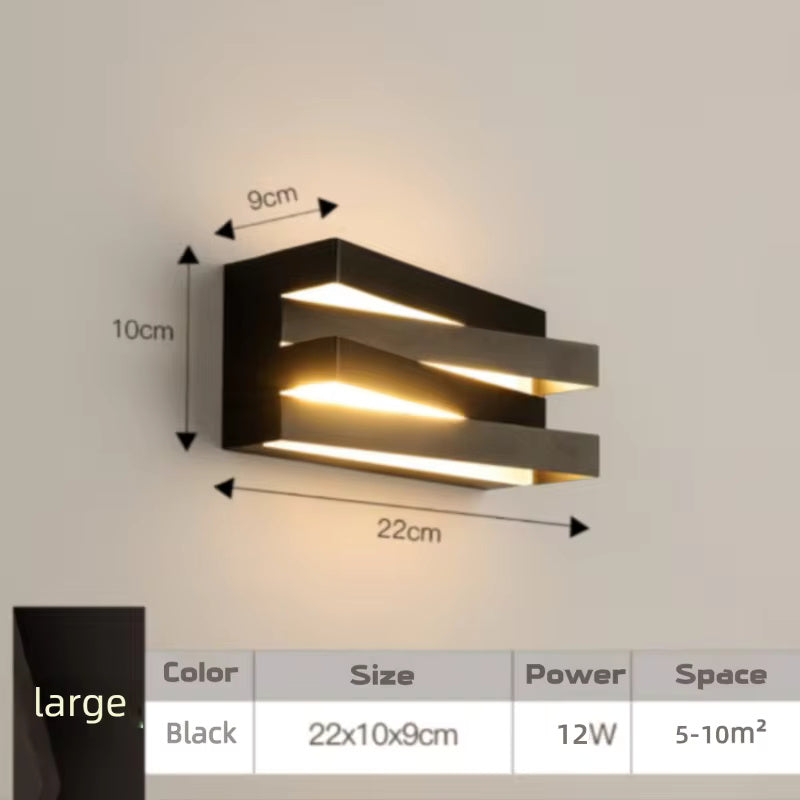 IP65 Square Wall Lamp – Modern Waterproof LED Fixture for Exterior Walls