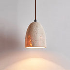 Japanese Wabi Sabi LED Droplight – Small Scandinavian Pendant Light for Dining & Bedside