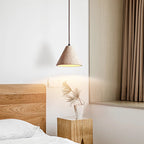 Scandinavian Wabi Sabi Pendant Light – Modern Stone Drop Lamp for Dining & Bedside