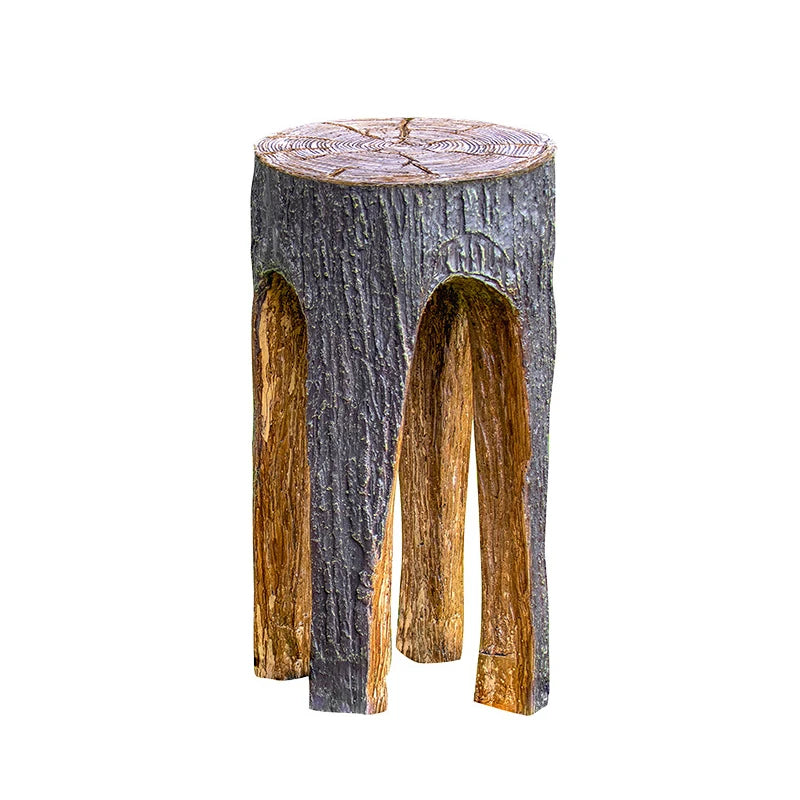 AC Powered LED Wood Seat Lamp – Outdoor Landscape Light for Villa, Garden & Lawn