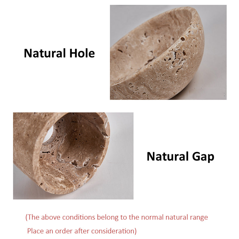 Black Travertine Pendant Light – Stone Droplight for Bedside, Dining & Kitchen Island