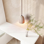Japanese Wabi Sabi LED Droplight – Small Scandinavian Pendant Light for Dining & Bedside