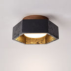 Nordic Wabi Sabi LED Pendant Lamp – Modern Stone & Walnut Wood Light for Home & Balcony