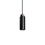 American Wabi Sabi Black Travertine Pendant Light – Hanging LED Lamp for Bedside, Dining & Hotel