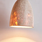 Japanese Wabi Sabi LED Droplight – Small Scandinavian Pendant Light for Dining & Bedside