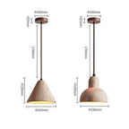 Scandinavian Wabi Sabi Pendant Light – Modern Stone Drop Lamp for Dining & Bedside