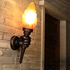 Creative Torch Hand Wall Lamp – Outdoor & Indoor Light for Garden, Living Room & Cafe