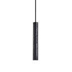 American Black Travertine LED Hanging Lamp – Pendant Chandelier for Dining, Kitchen & Bedside