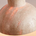 Scandinavian Wabi Sabi Pendant Light – Modern Stone Drop Lamp for Dining & Bedside