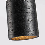 Creative Wabi Sabi Ceiling Lamp – Premium Black Stone LED Light for Bedroom & Corridor