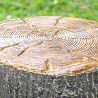 AC Powered LED Wood Seat Lamp – Outdoor Landscape Light for Villa, Garden & Lawn