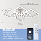 Nordic Minimalist Pendant – LED Ceiling Lamp for Bedroom and Lounge