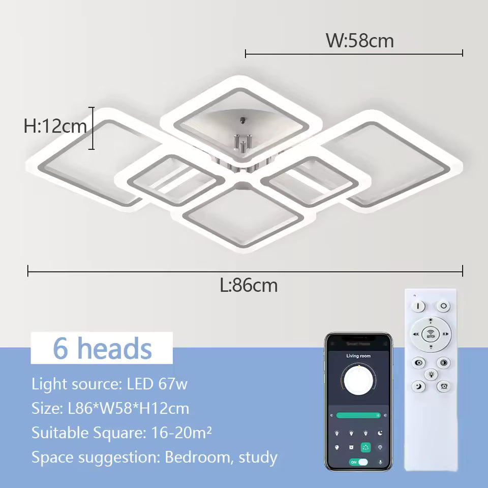 Nordic Minimalist Pendant – LED Ceiling Lamp for Bedroom and Lounge