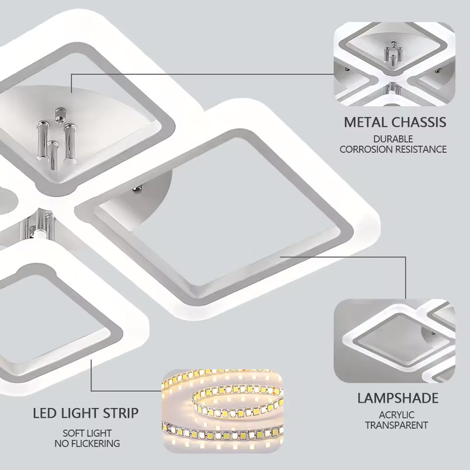 Nordic Minimalist Pendant – LED Ceiling Lamp for Bedroom and Lounge