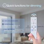 Dimmable LED Ceiling Chandelier – Modern Flush Mount Fixture for Bedroom, Living Room or Study